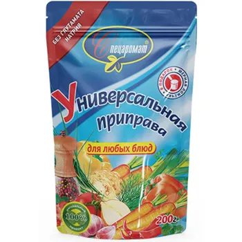 Универсальная приправа для любых блюд "СПЕЦАРОМАТ" 200г
