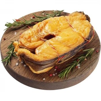 Зубатка горячего копчения кусок ~100г